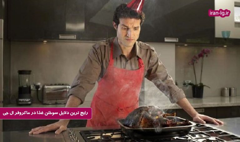 علت سوختن غذا در مایکروفر ال جی
