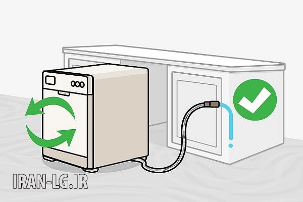 تعویض شلنگ تخلیه ماشین ظرفشویی ال جی