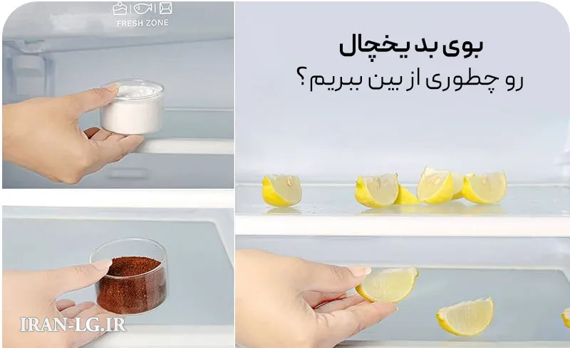 ترفندهای رفع بوی بد یخچال
