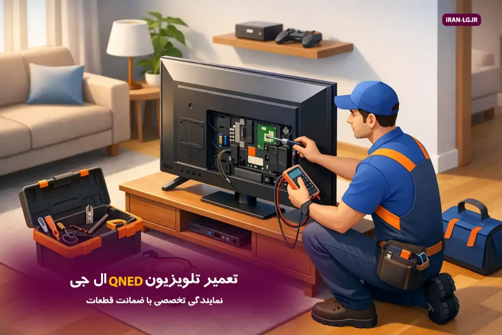 تعمیر تلویزیون QNED ال جی